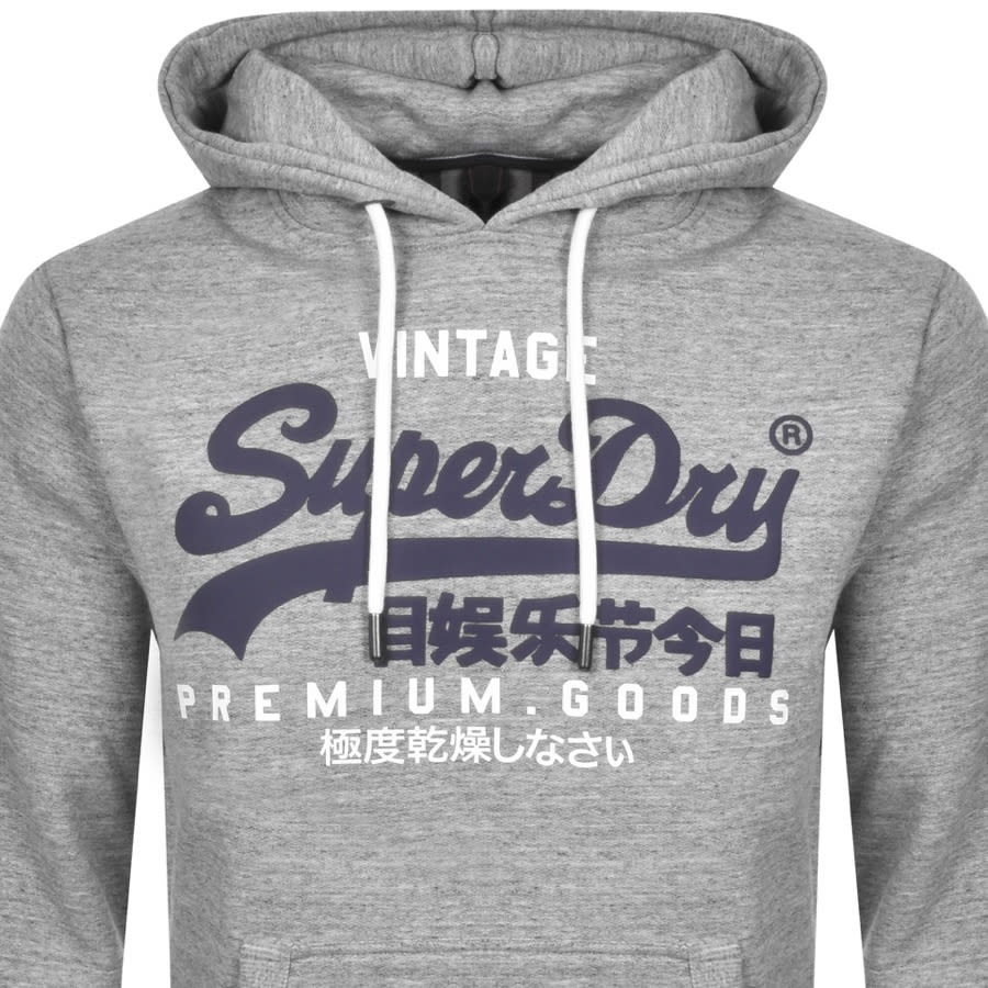 Alternative Image for ProductSuperdry Vintage Logo Hoodie Grey2